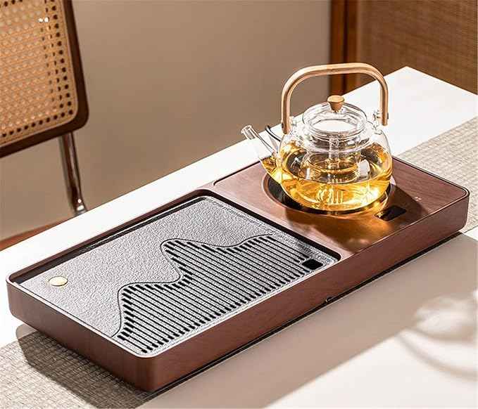 Fully Automatic Tea Tray Set, Electric Kettle and Brewing Station-suit3
