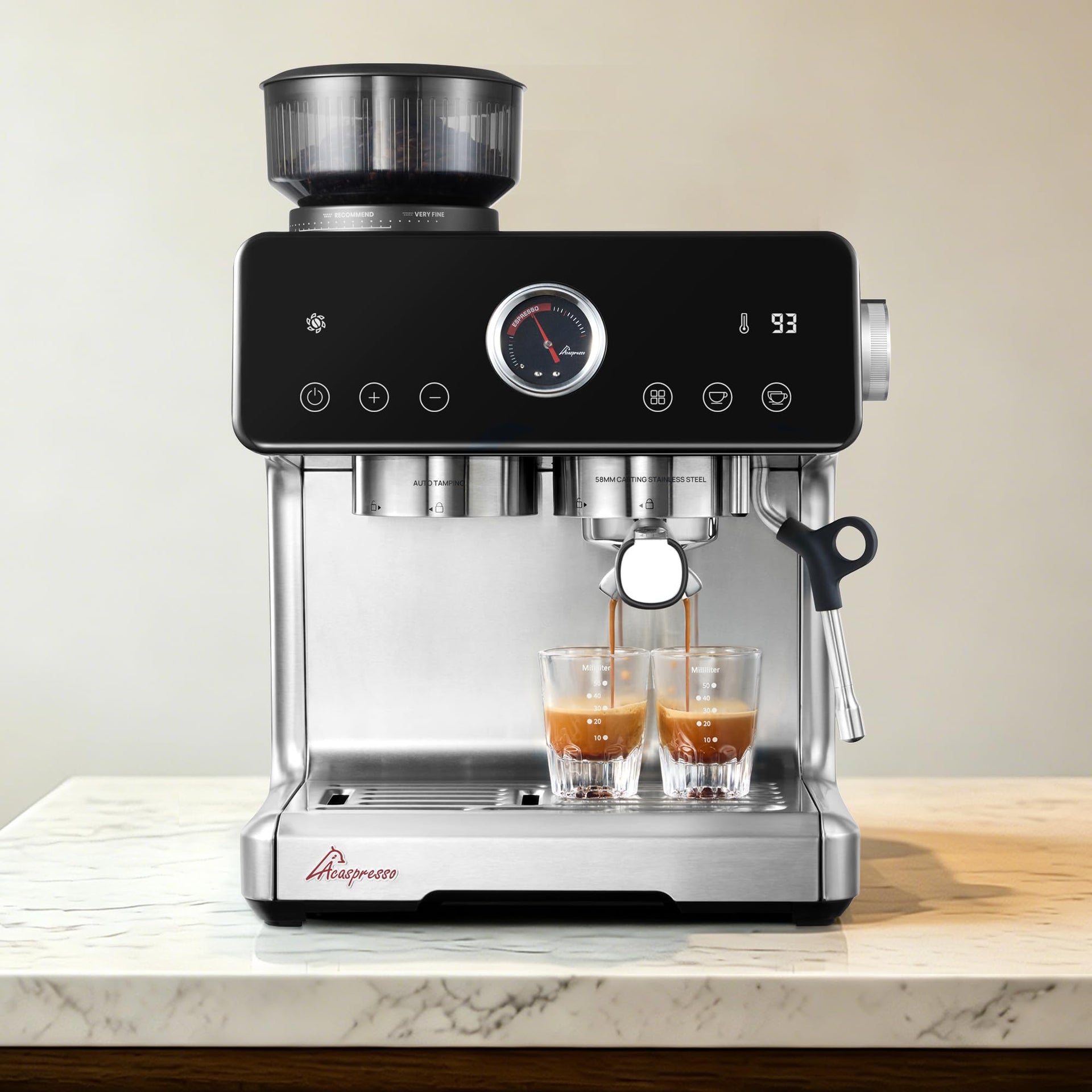 Espresso Machine with Grinder
