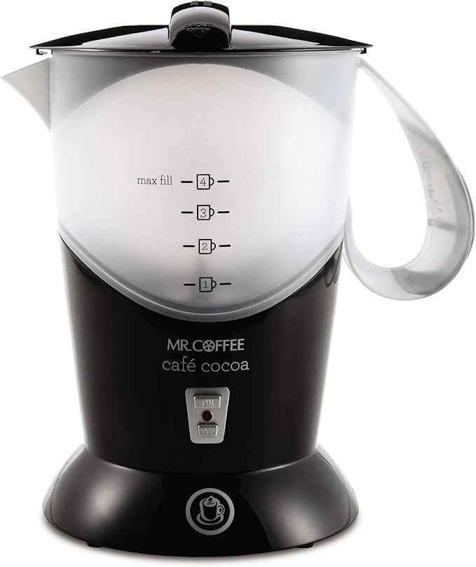 Mr. Coffee BVMC-HC5 Cafe Cocoa Hot Chocolate Maker, 32 Ounces, Black