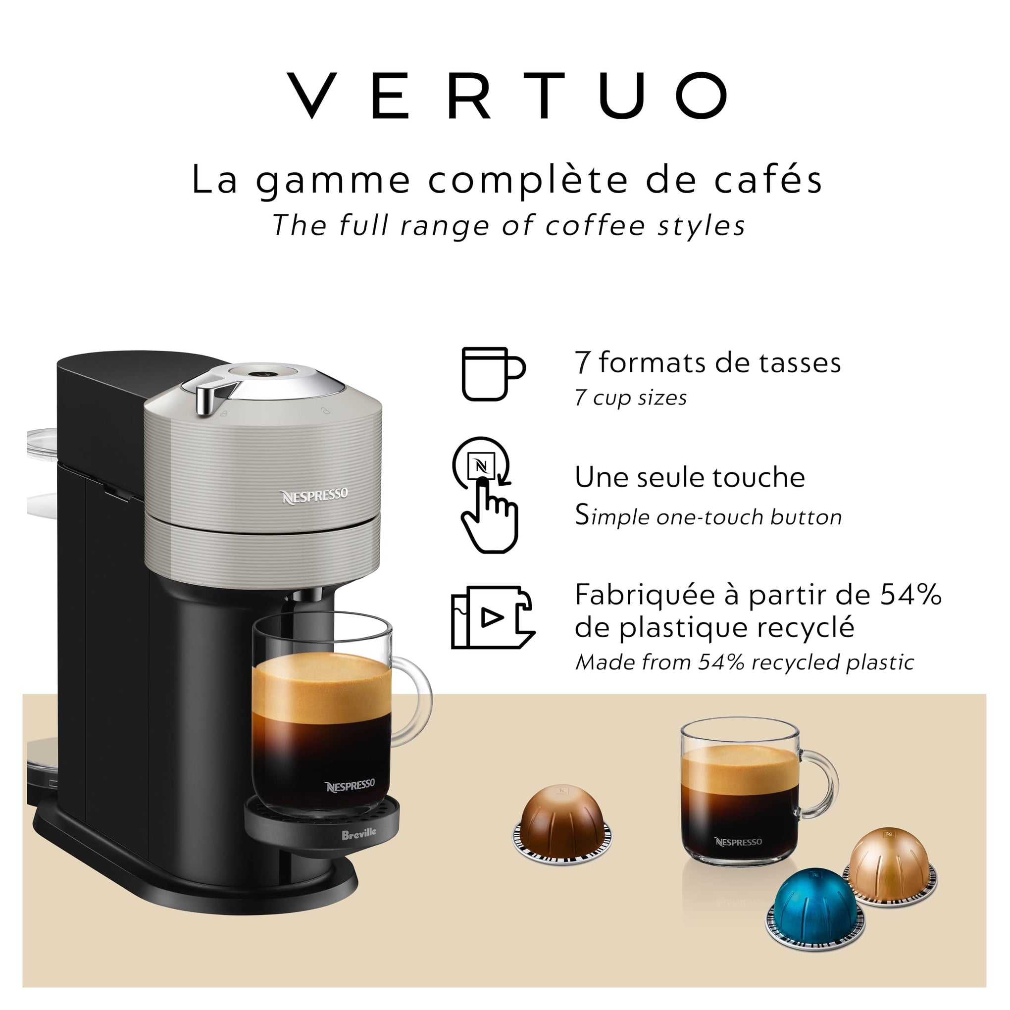 Vertuo Next Coffee Machine with Milk Frother
