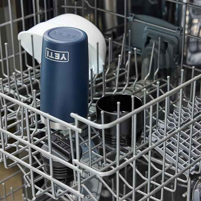 YETI Rambler 34 oz. French Press Coffee Maker, (1) 16 oz Travel Bottle, Stainless Steel, Navy