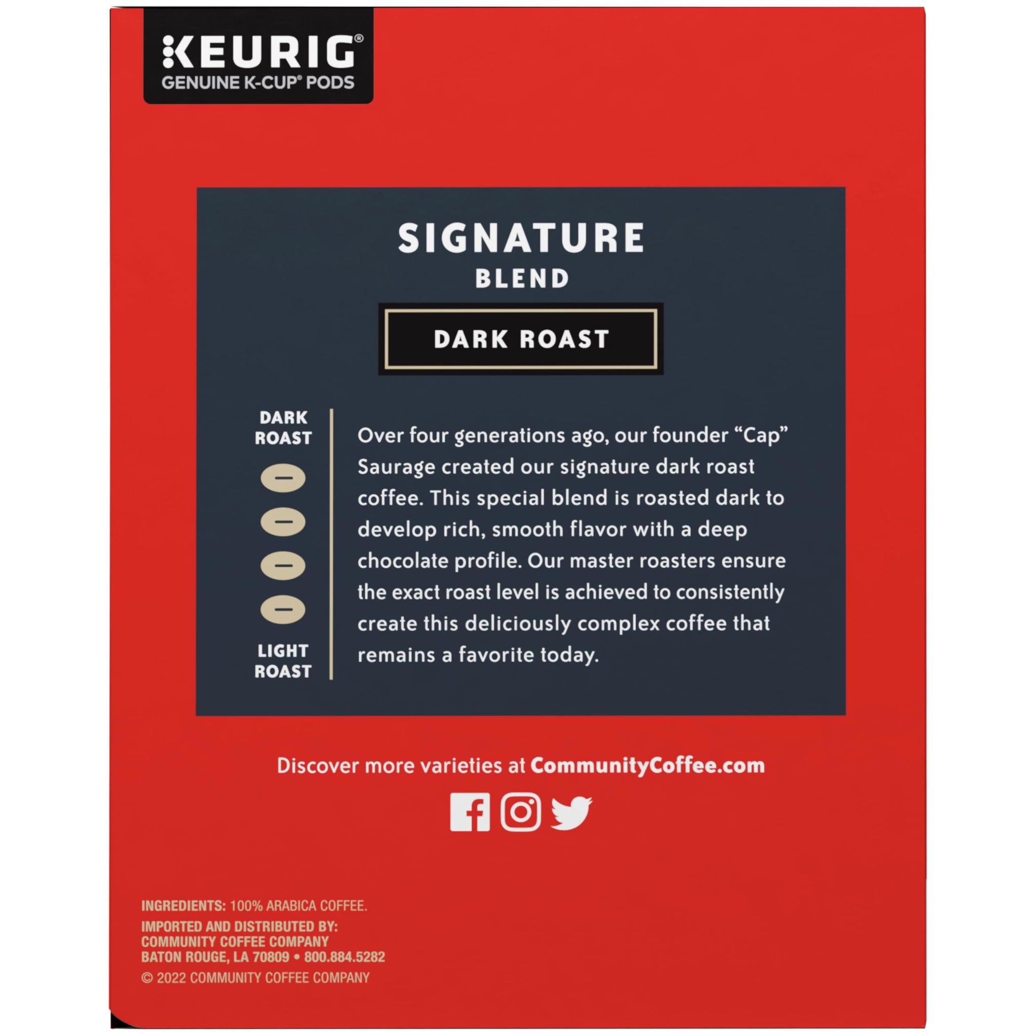 Signature Blend Dark Roast Single (48 Count)