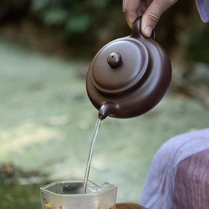 Purple Clay Teapot, Yixing Zisha Teapot, 220ml Traditional Chinese Tea Pot, Handmade Clay Tea Kettle