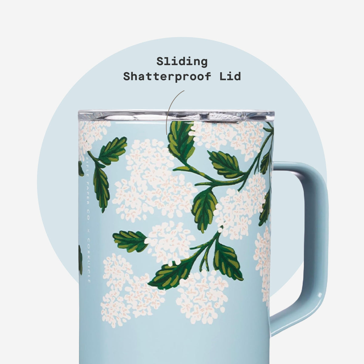 Insulated mug with silicone bottom base