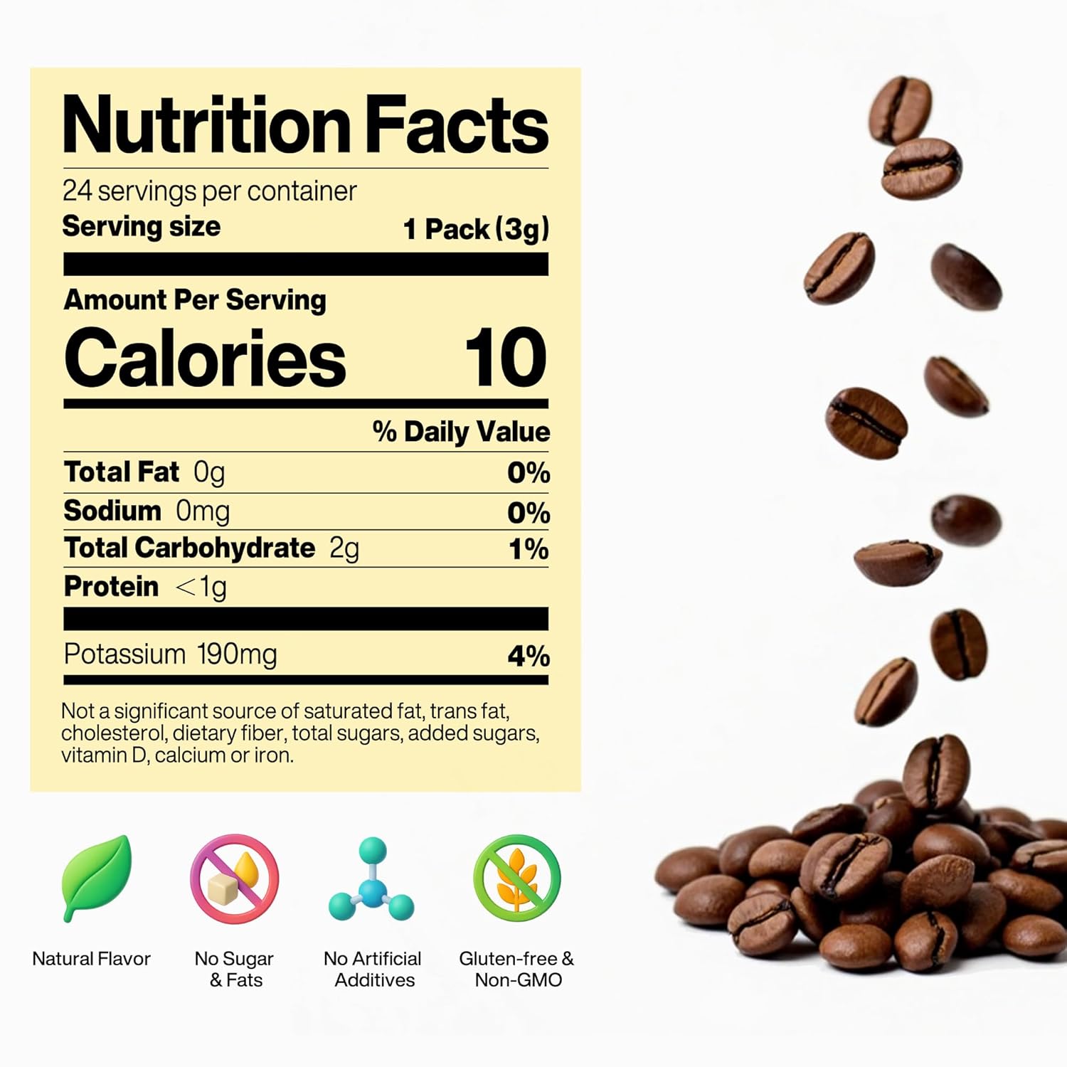 SATURNBIRD Coffee Instant Cold Brew, Medium-Dark Roast, Smooth & Balanced Blend of 100% Specialty Arabica, Enjoy Hot or Cold, Freeze Dried Iced Coffee, 24 Single Servings for Home Travel Office (NO.4)