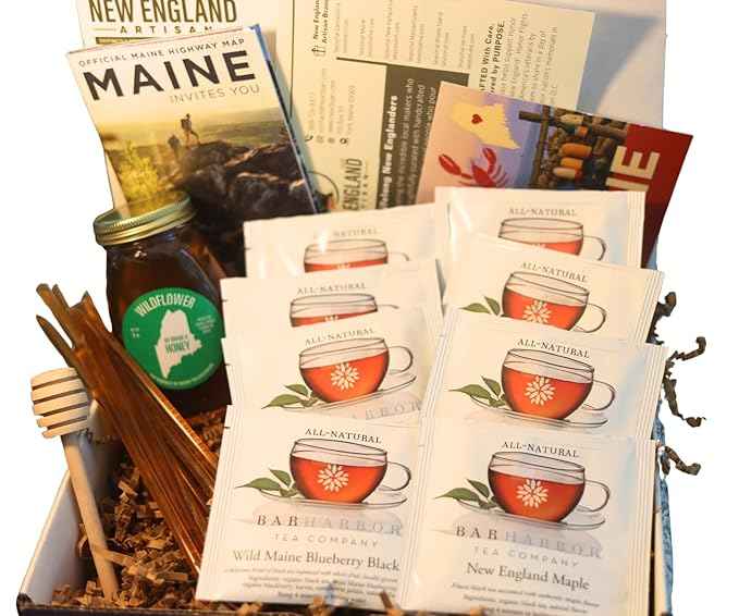 Maine Tea & Honey Gift Box (Premium)