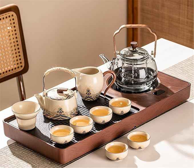 Fully Automatic Tea Tray Set, Electric Kettle and Brewing Station-suit17