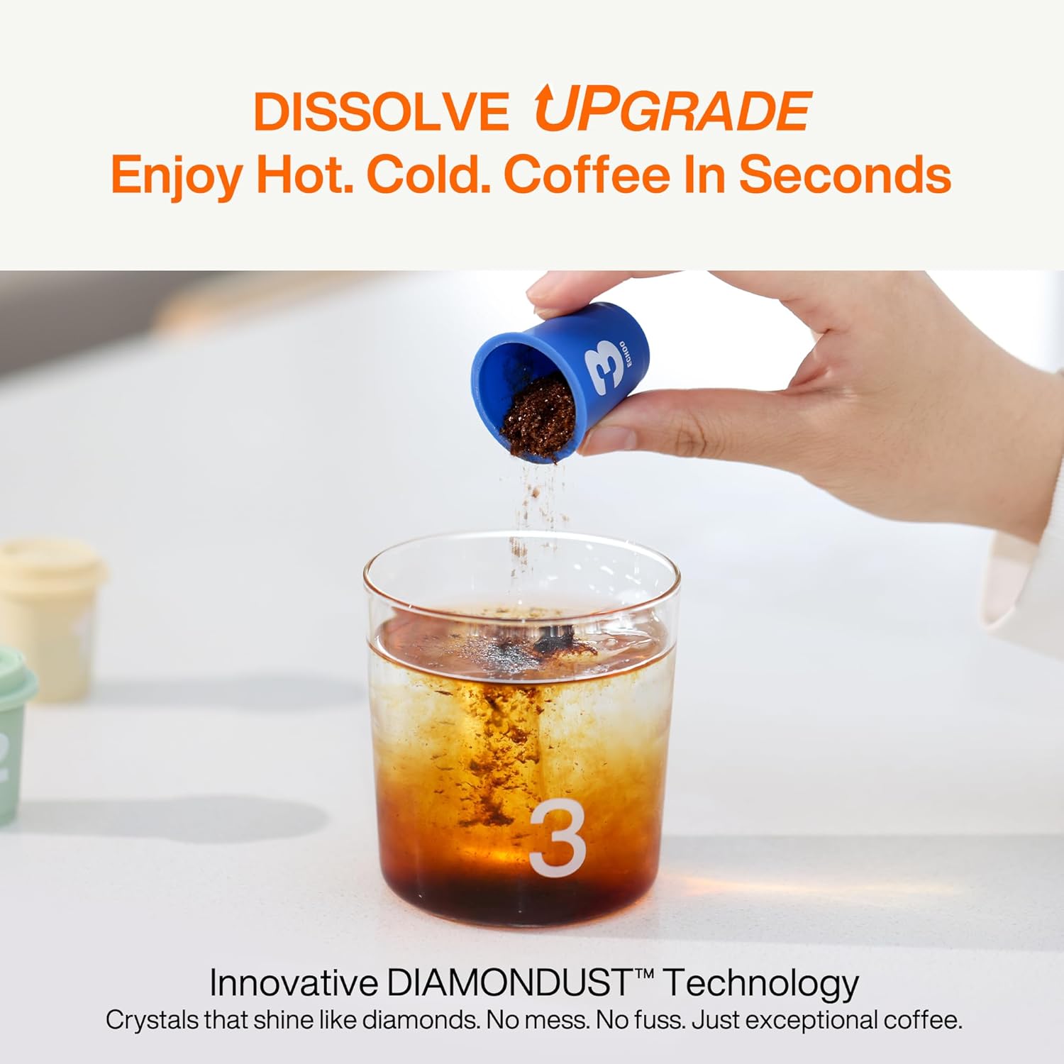 SATURNBIRD Coffee Instant Cold Brew - Light, Medium, Dark Roast Variety Pack, 6 Roast Levels (NO.1-6), 100% Arabica with DIAMONDUST Technology, 24 Single Serves Perfect for Iced Coffee