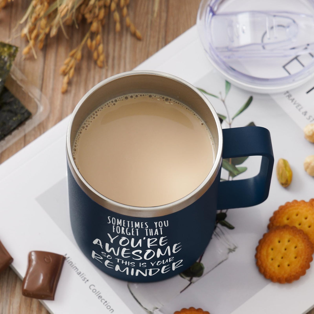 Insulated mug 14 oz size view