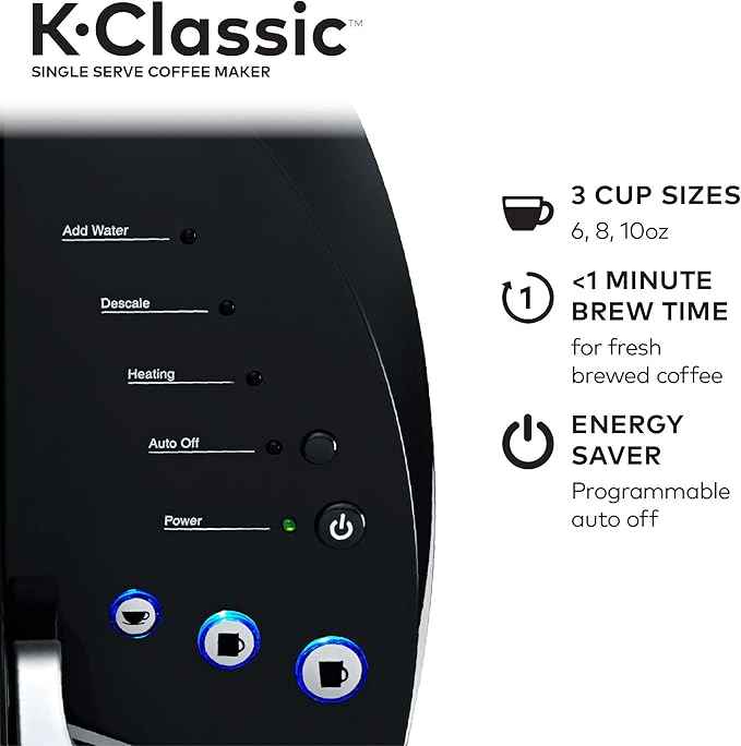 Keurig K-Classic Coffee Maker with McCafé Classic Collection Variety Pack, 40 Count K-Cup Pods