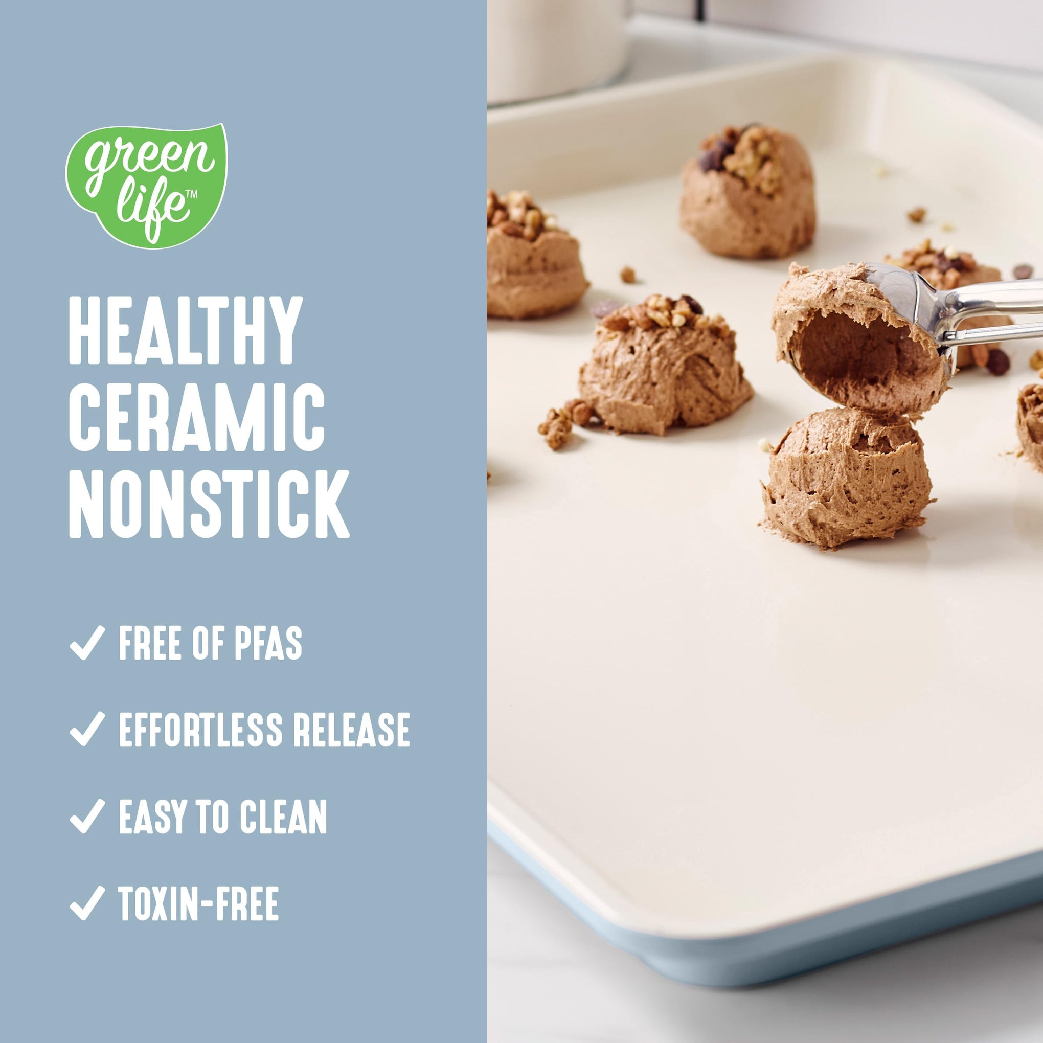 18” x 13” Ceramic Nonstick Half Cookie Sheet