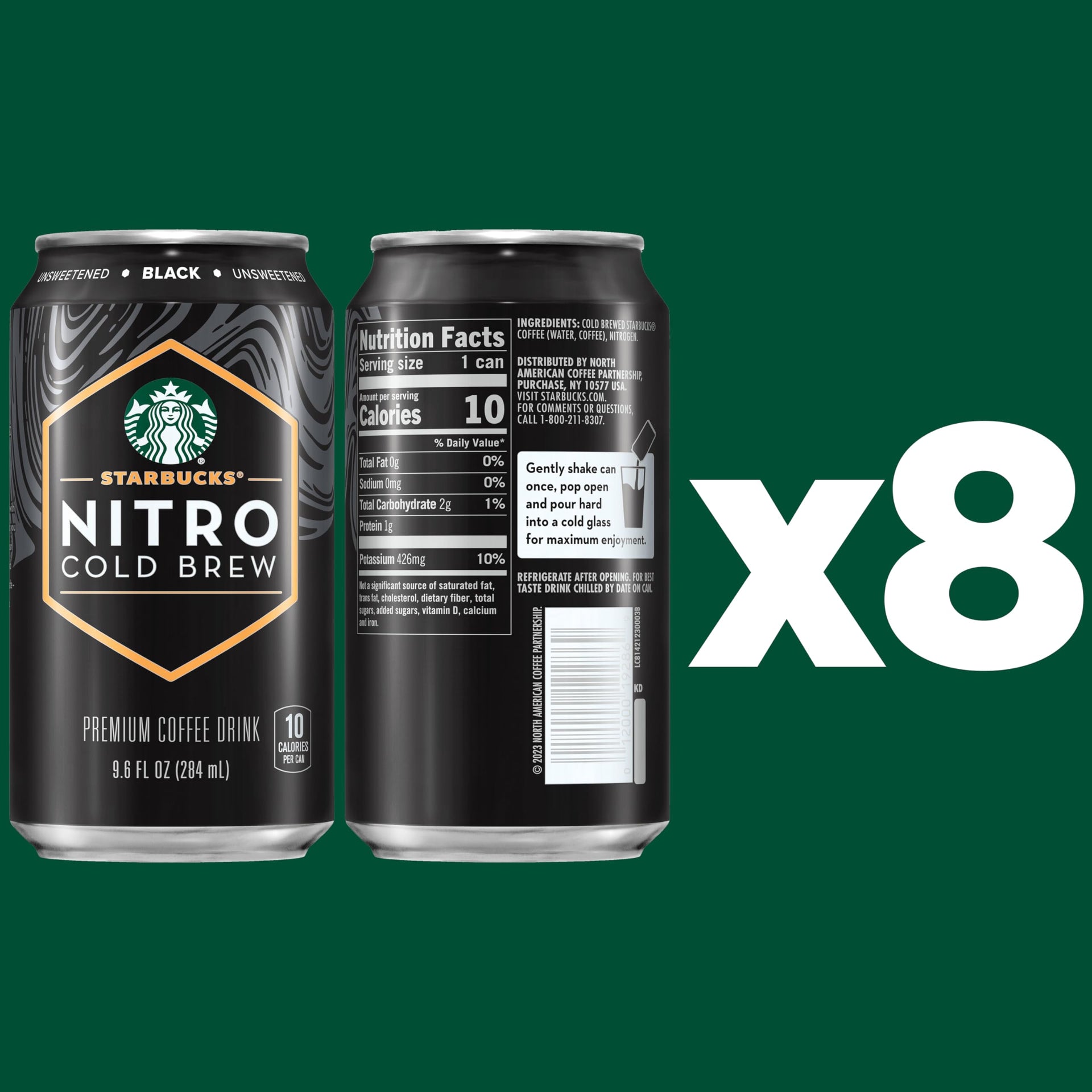 RTD Coffee Nitro Cold Brew (76.8 Fl Oz)
