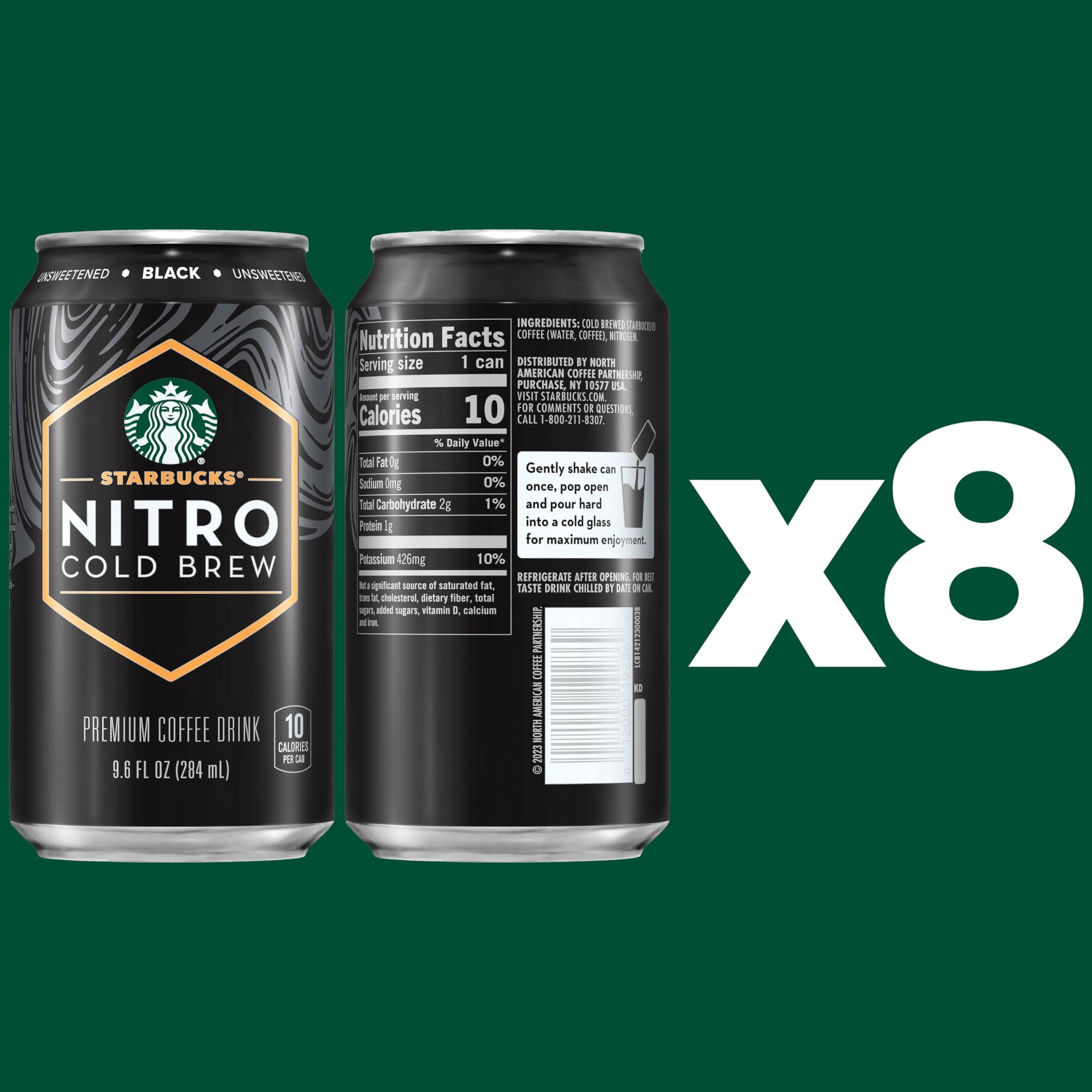 RTD Coffee Nitro Cold Brew (76.8 Fl Oz)