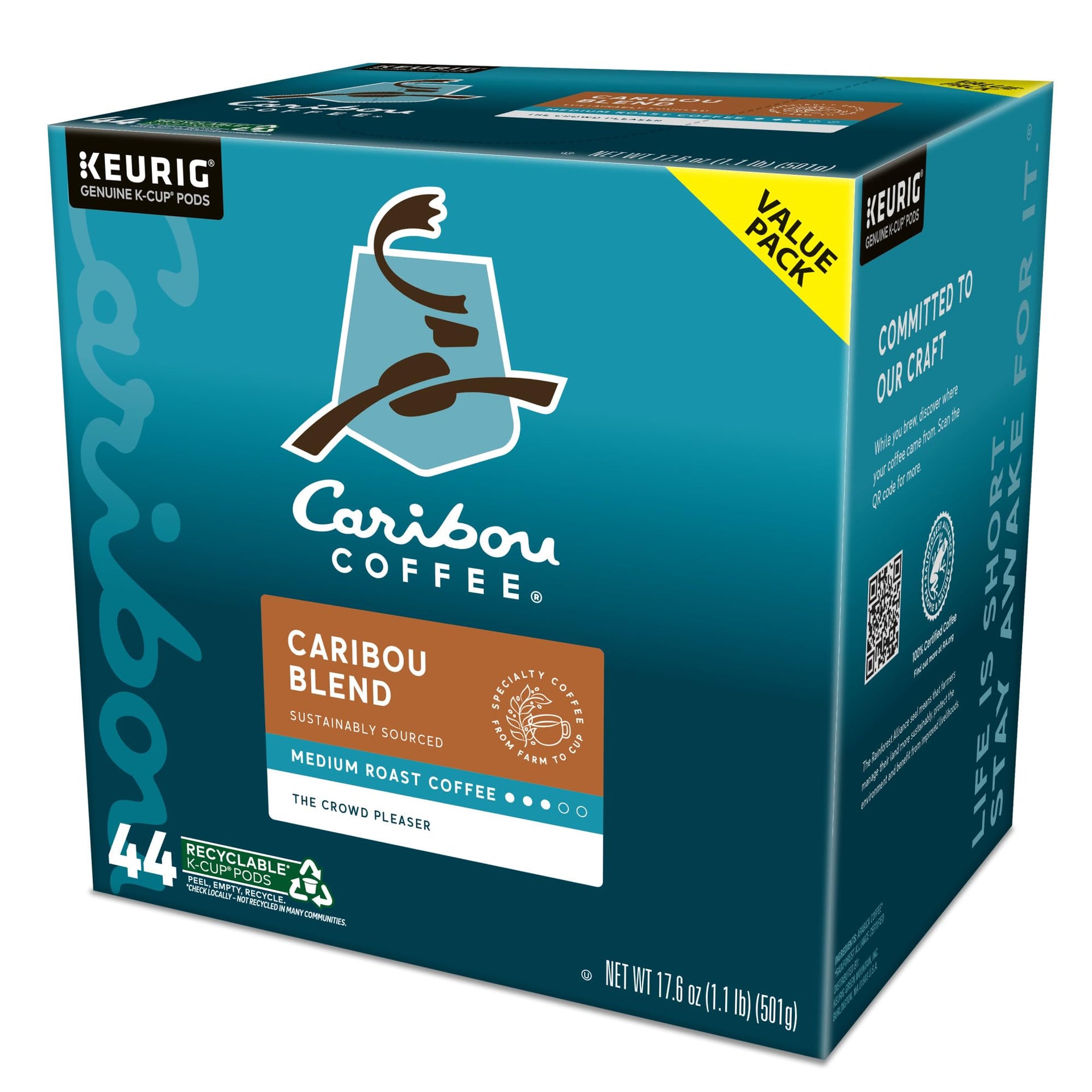 Caribou Blend Keurig Single (44 Count)