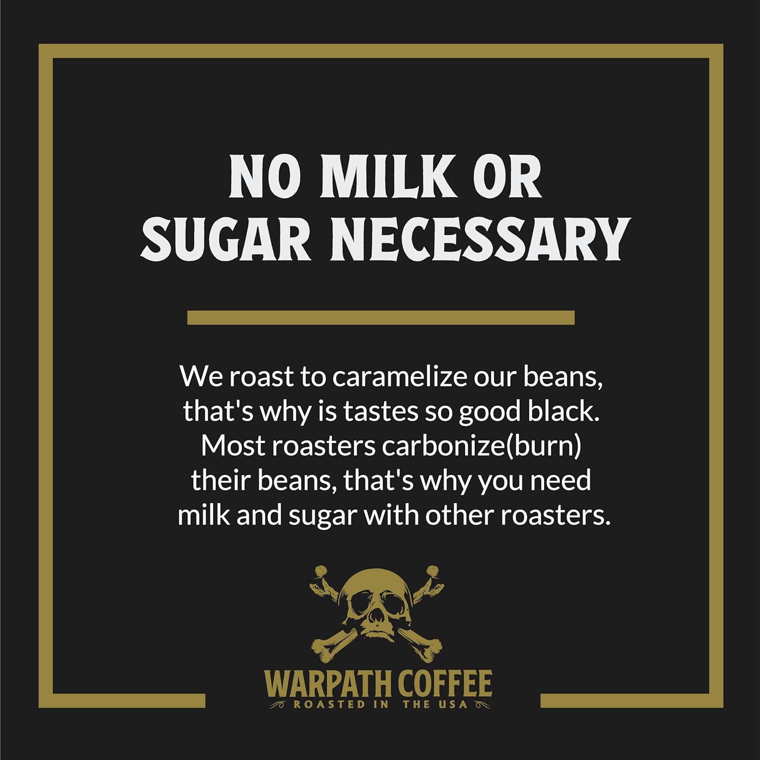 Warpath Coffee Whole Bean Coffee Medium Roast, Breakfast Blend, High Caffeine, Extra Strong Roasted 100% Arabica Coffee Beans Whole, Rich Aroma, Full Bodied Intense Cup, Created by Navy SEALs, 12oz