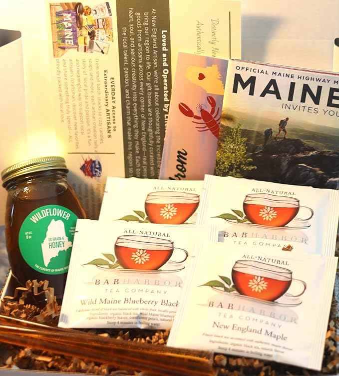 Maine Tea & Honey Gift Box (Standard)