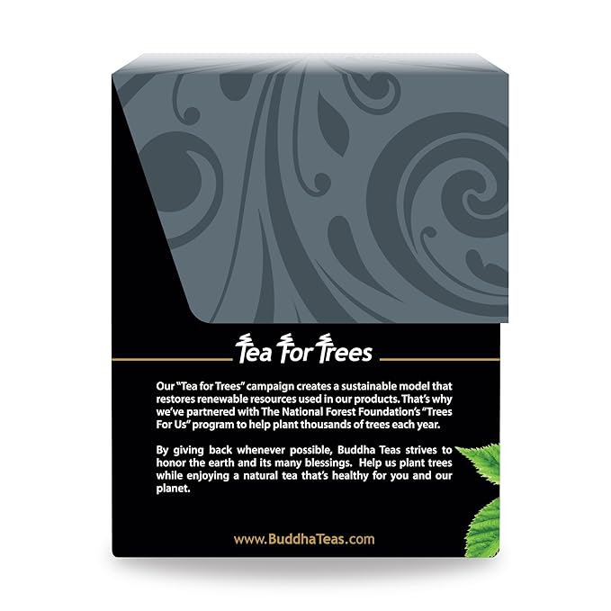 Buddha Teas Organic Blackberry Leaf Tea - OU Kosher, USDA Organic, CCOF, 18 Bleach-Free Tea Bag