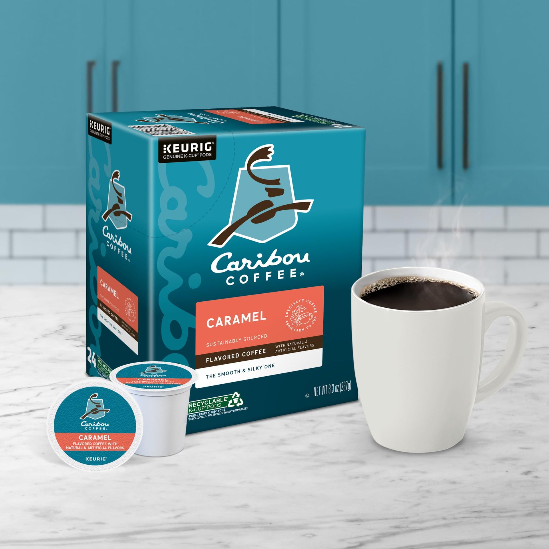 Caramel Flavored Coffee (96 Count)