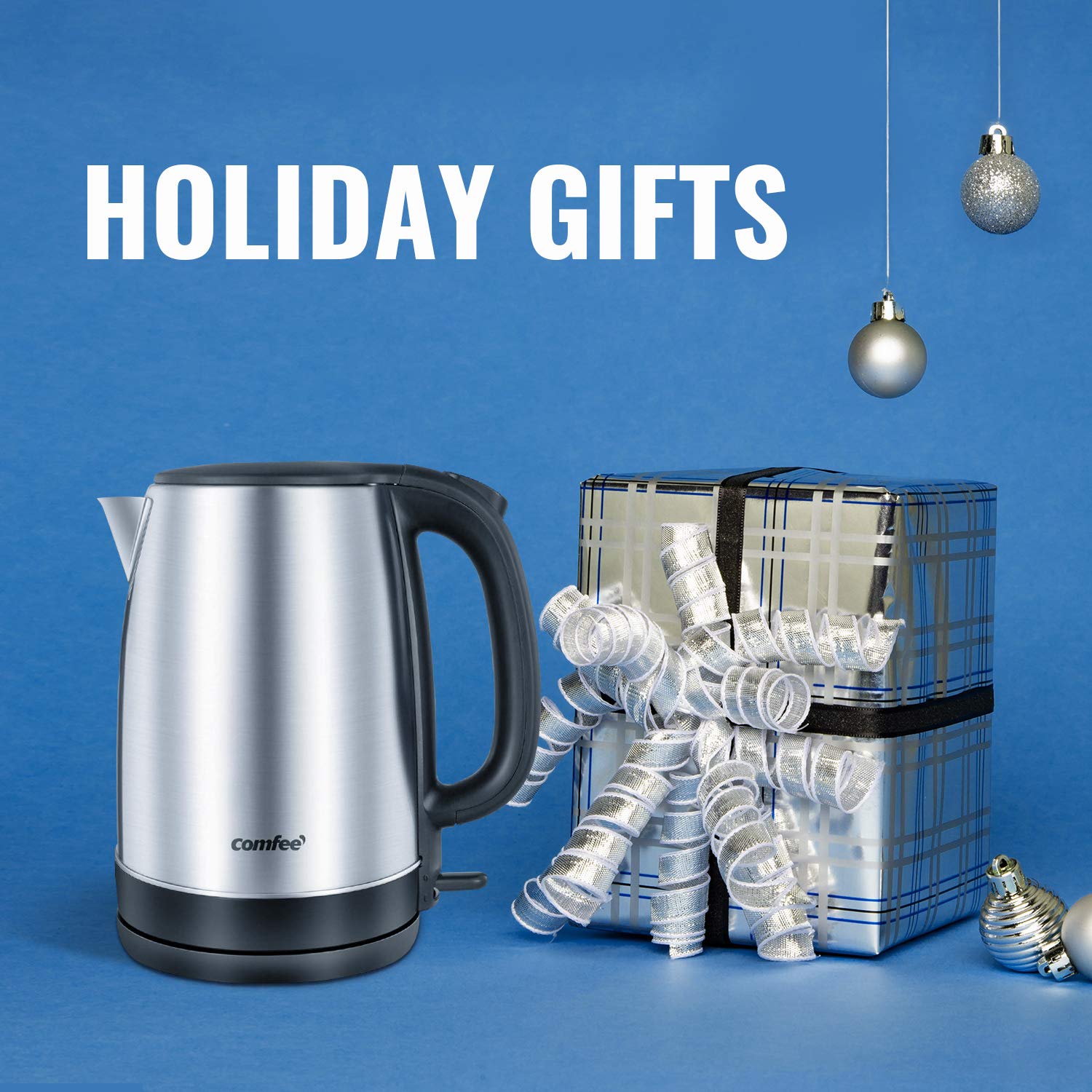 Comfee 1.7L Stainless Steel Electric Tea Kettle