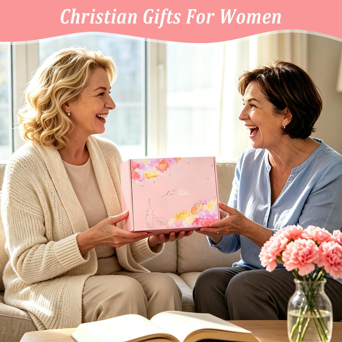 Premium gift box packaging for the faith gift set