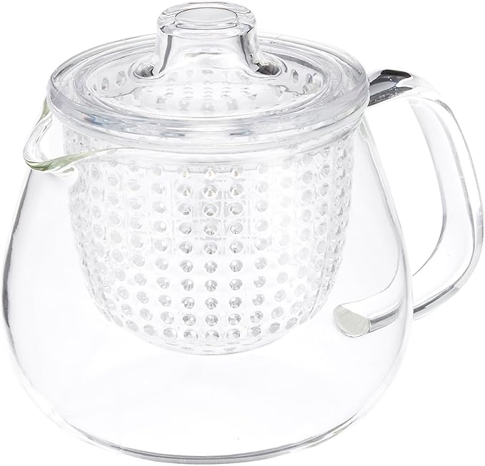 KINTO UNITEA 22909 Teapot, 15.2 fl oz (450 ml), Plastic, Dishwasher Safe, Heat Resistant Glass