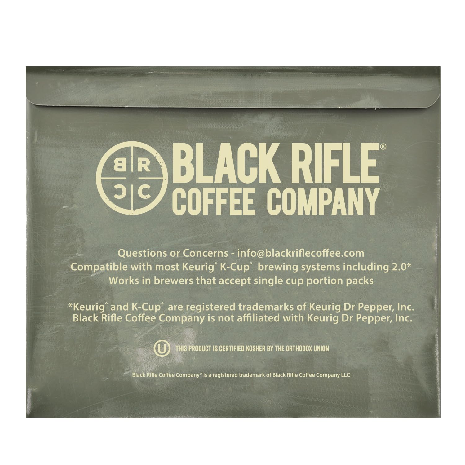 Black Rifle Coffee Dark Roast K Cup Coffee Beyond Black 32 Count
