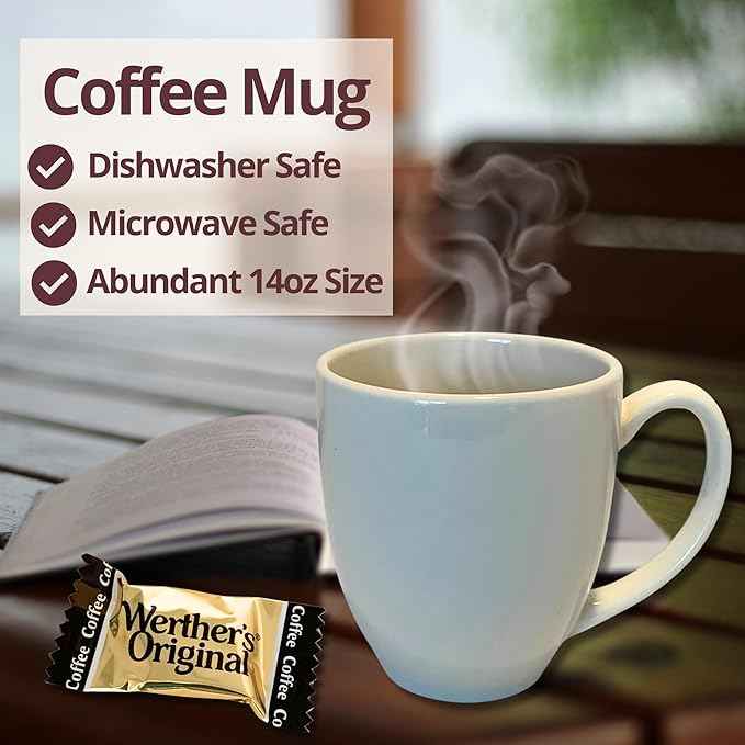 Coffee Mug Gift Set for Women Men Basket Box Care Package with Sampler CoffeePods, Cookies, and Candy Thinking of You Get Well Soon Happy Birthday Ideas For Mother’s Father’s Family Best Friend and Boss