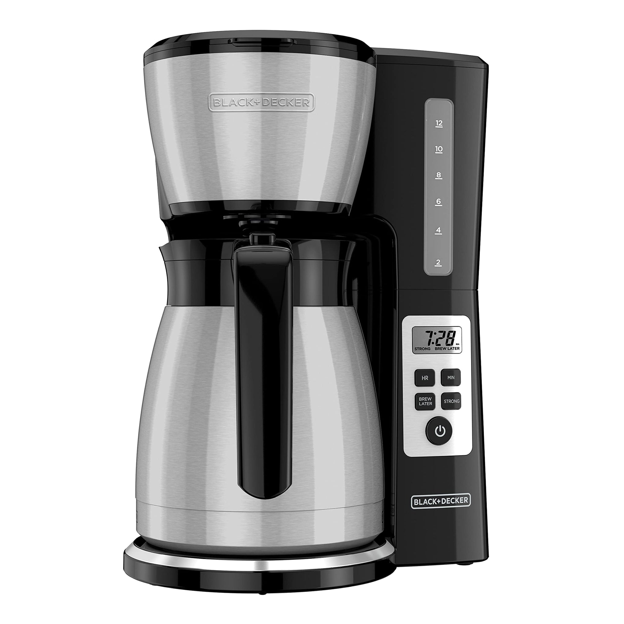 12 Cup Thermal Programmable Coffee Maker with Brew Strength and VORTEX Technology (12 Count)