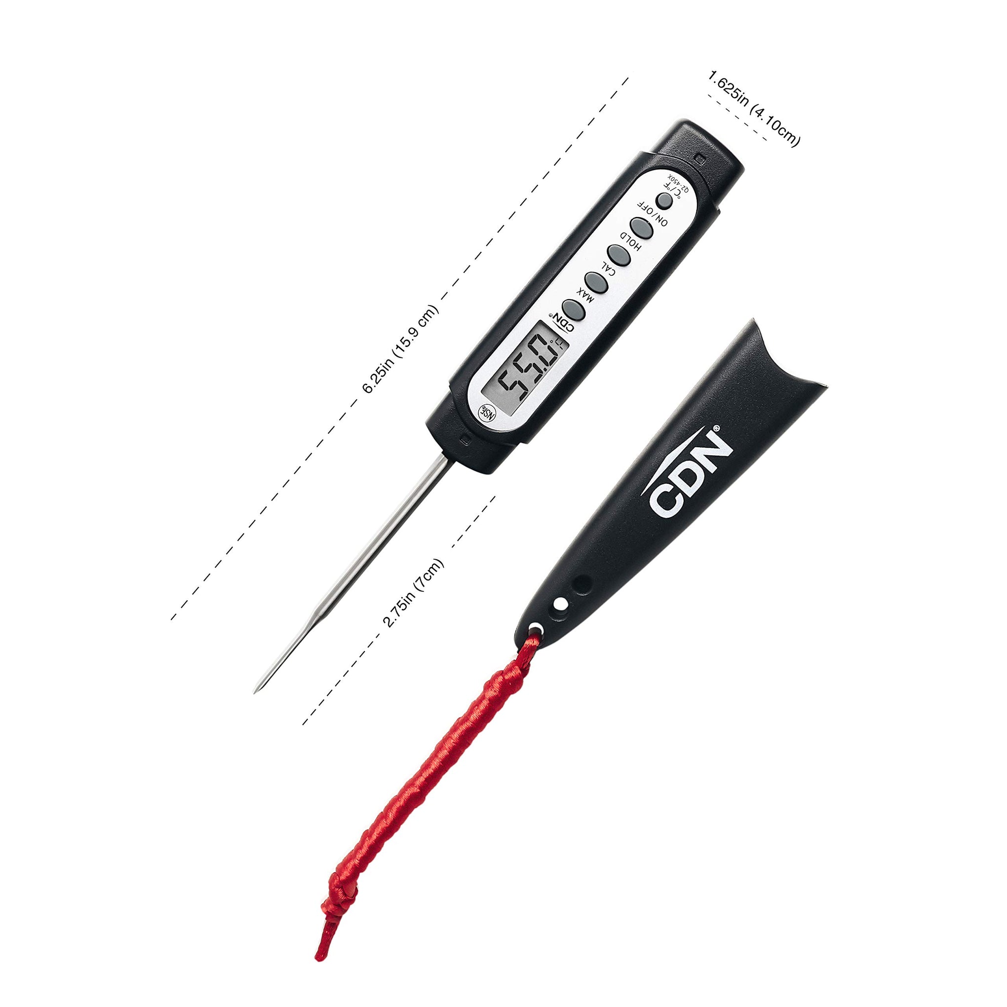 ProAccurate® Waterproof Digital Thermometer with Protective Sheath