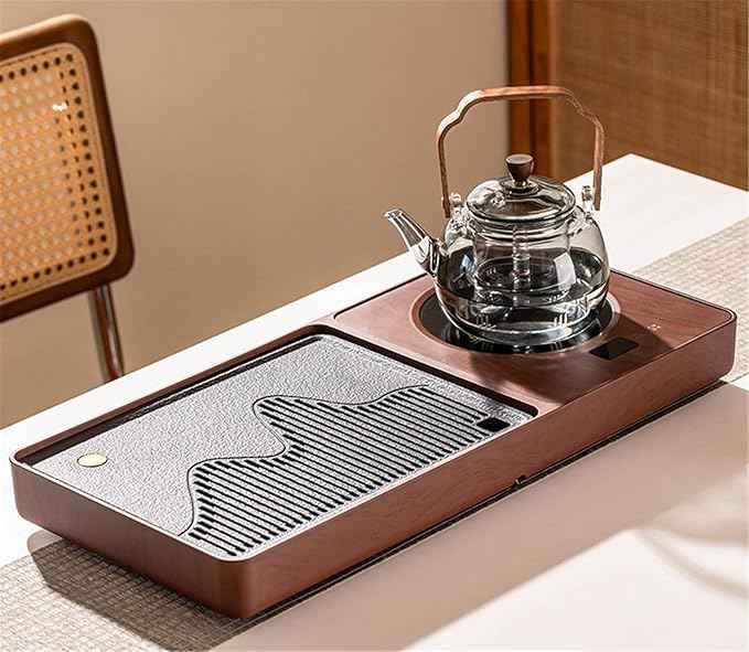 Fully Automatic Tea Tray Set, Electric Kettle and Brewing Station-suit4