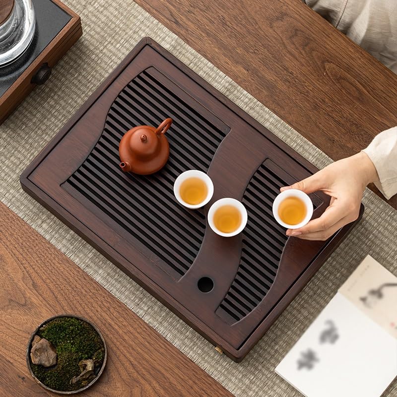 Tea Set Tea Tray Drainage Tray Kung Fu Tea Set Small Tea Table Home Office Water Storage Tea Sea Dry Tea Sea Chinese Tea Set