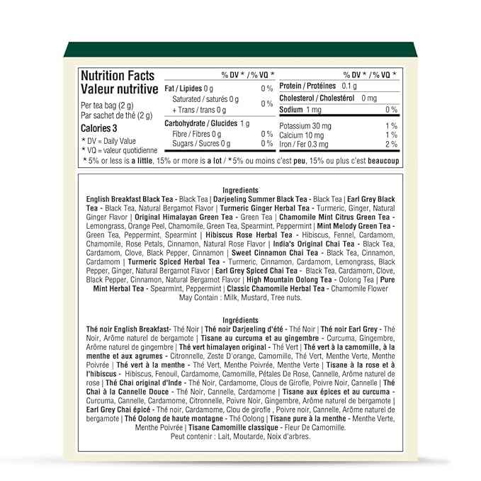 VAHDAM, Assorted Tea Sampler (15 Different Variety in Individually Wrapped Pyramid Tea Bags) Long Leaf Premium Teas I Teas Gift Set I Ideas for Tea Lovers | Gifts for Women & Men