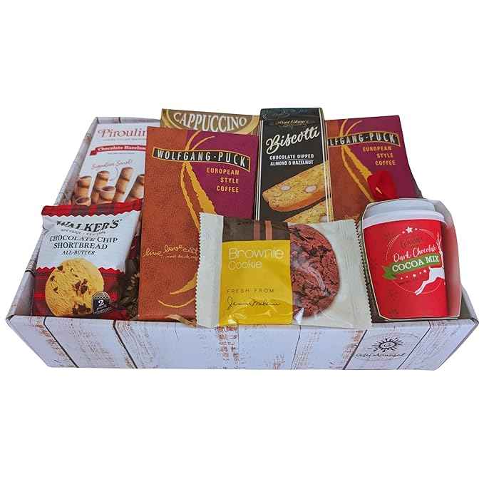 Coffee & Chocolate Gift Basket | Coffee Lover Gift Set for Christmas, Thanksgiving, Birthday, Friends & Coworkers, Corporate Occasions, Holidays