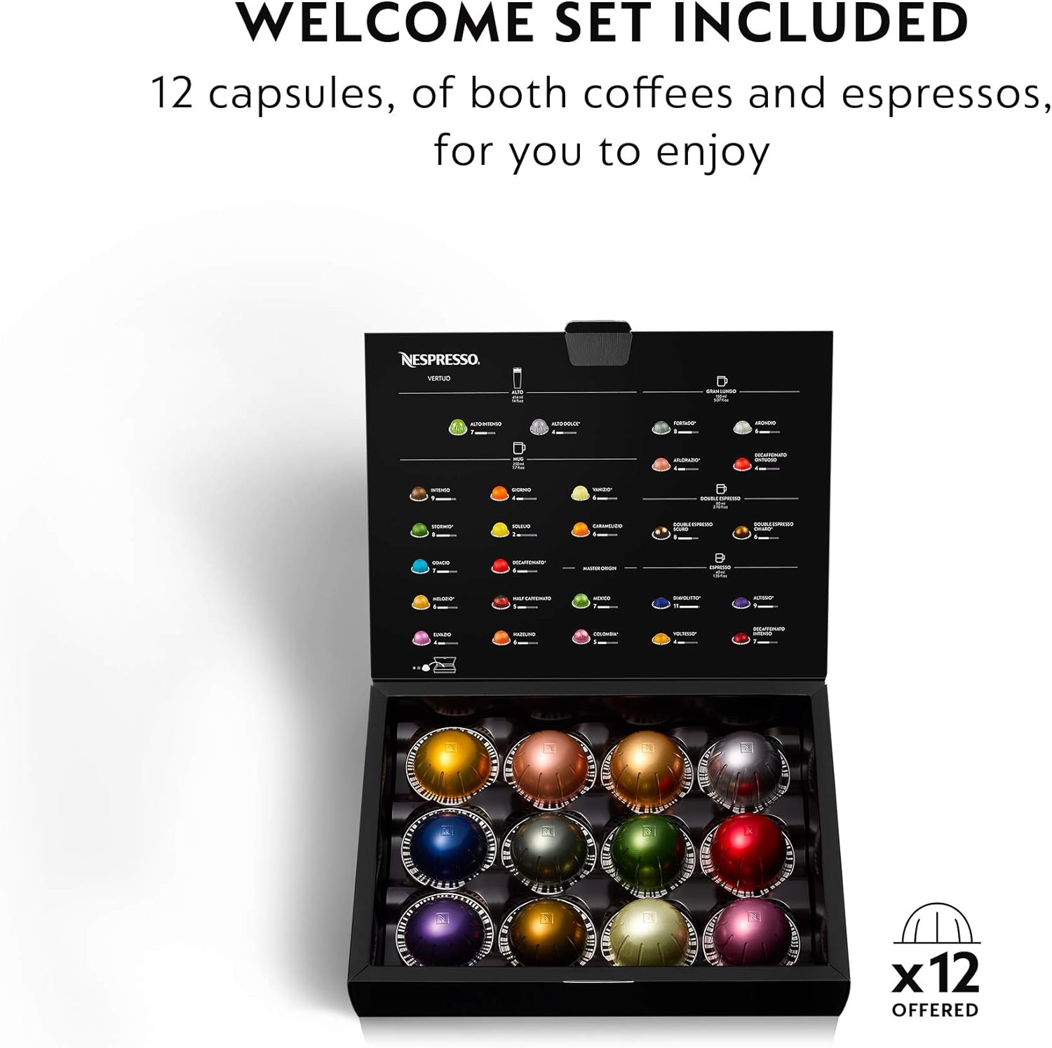 Nespresso Vertuo Coffee and Espresso Machine by De'Longhi, 1597 milliliters, Silver - Blissbrew