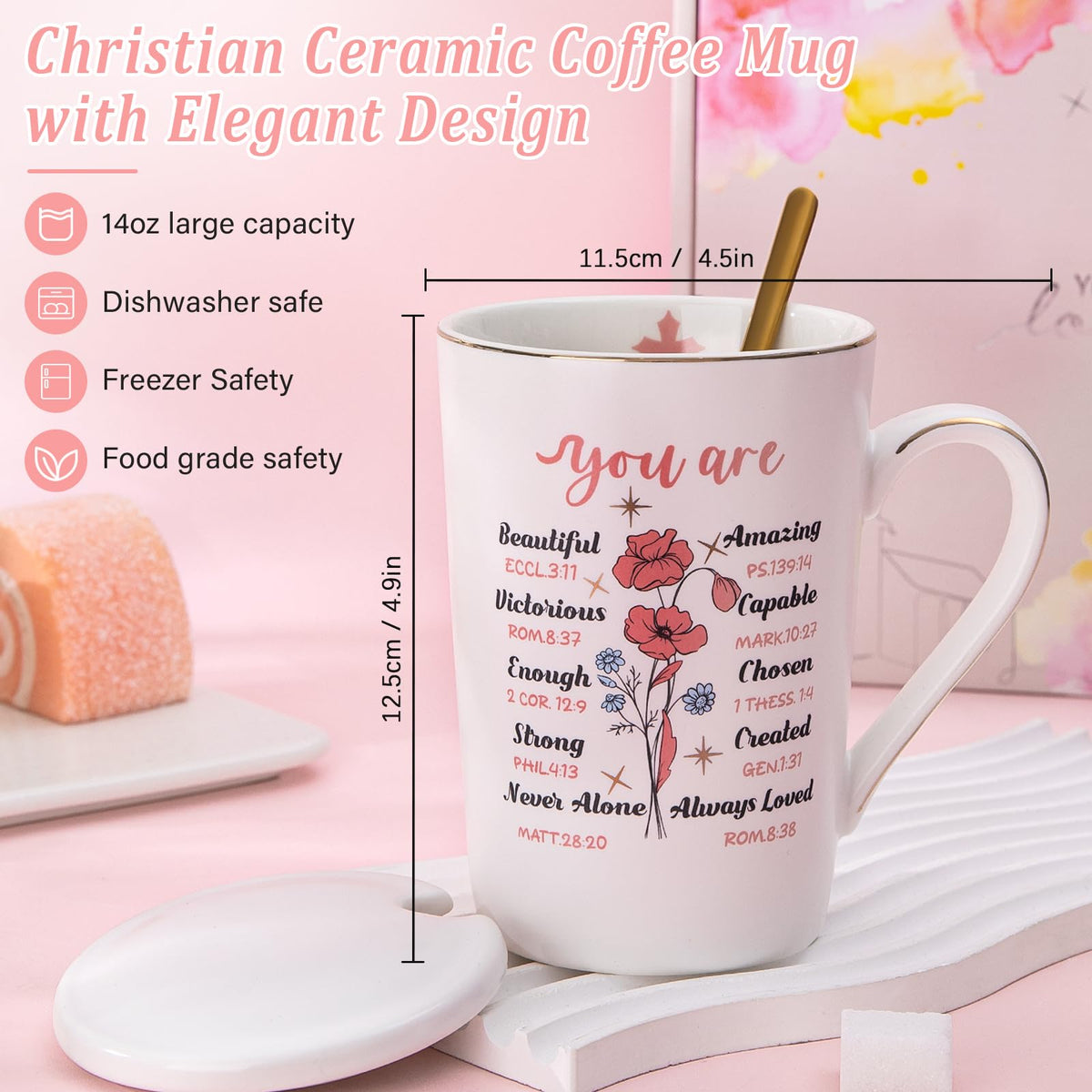Canvas tote bag included in the faith gift set