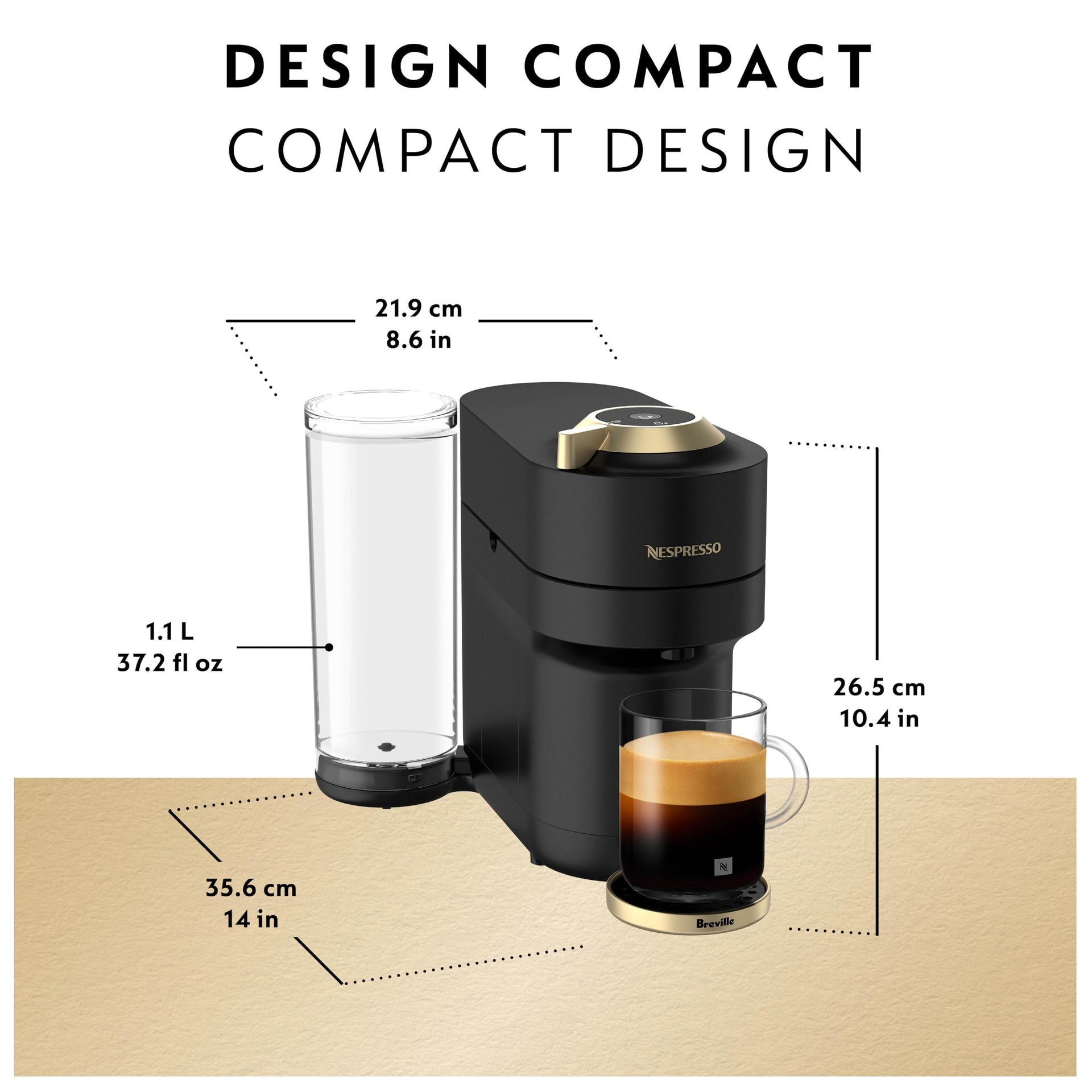 Vertuo Pop+ Coffee & Espresso Maker by Breville
