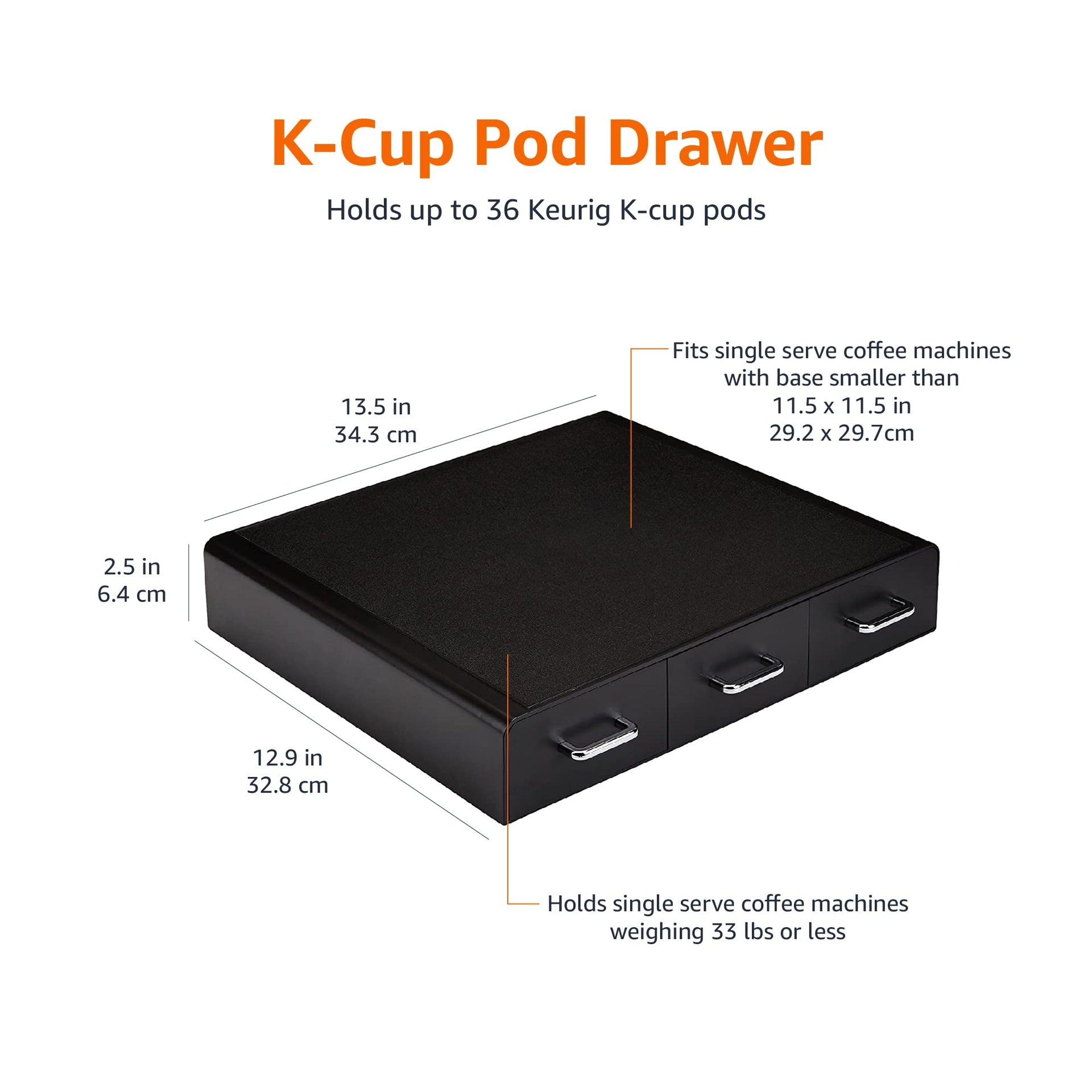 K Cup Compatible Coffee Pod Storage Drawer