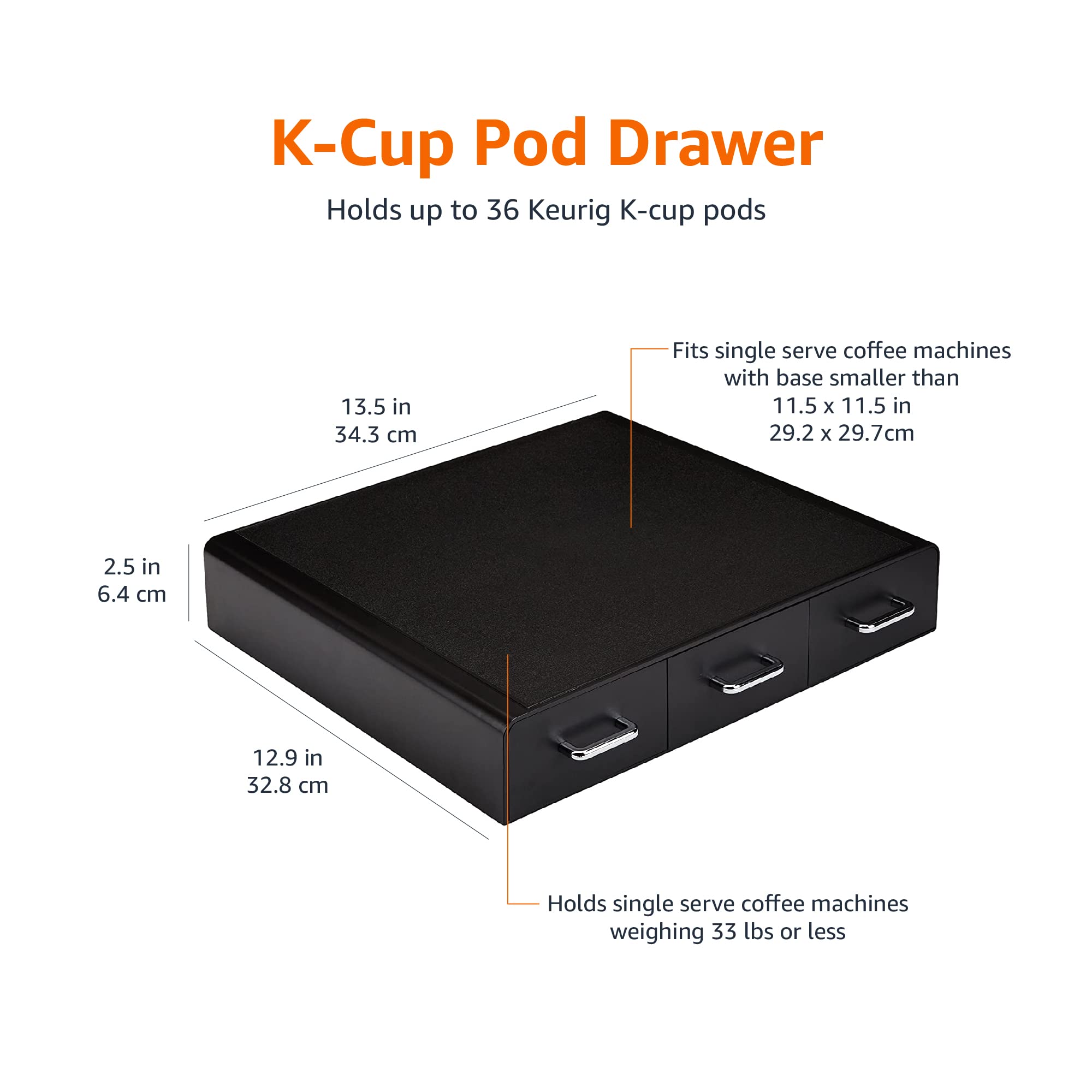 K Cup Compatible Coffee Pod Storage Drawer