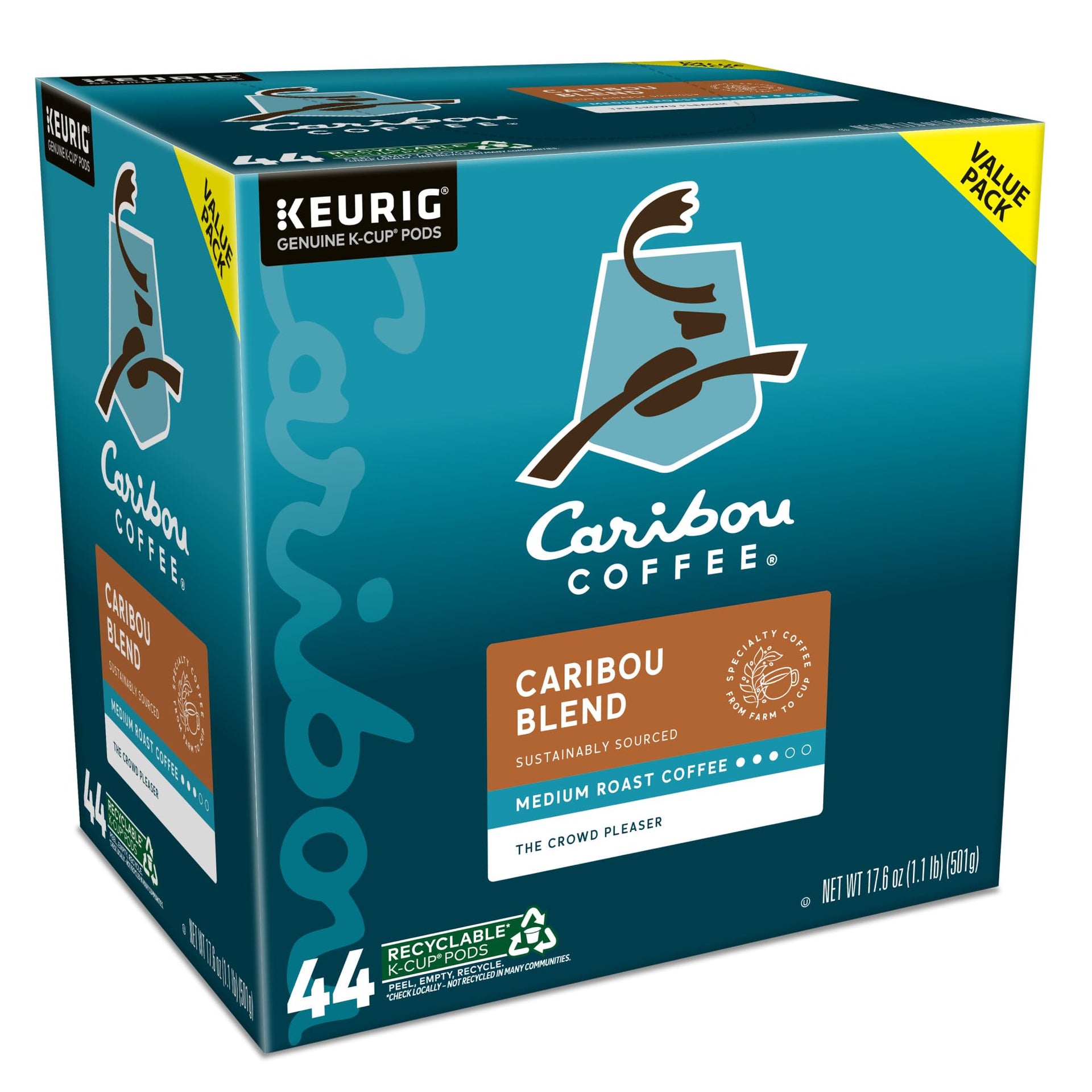 Caribou Blend Keurig Single (44 Count)
