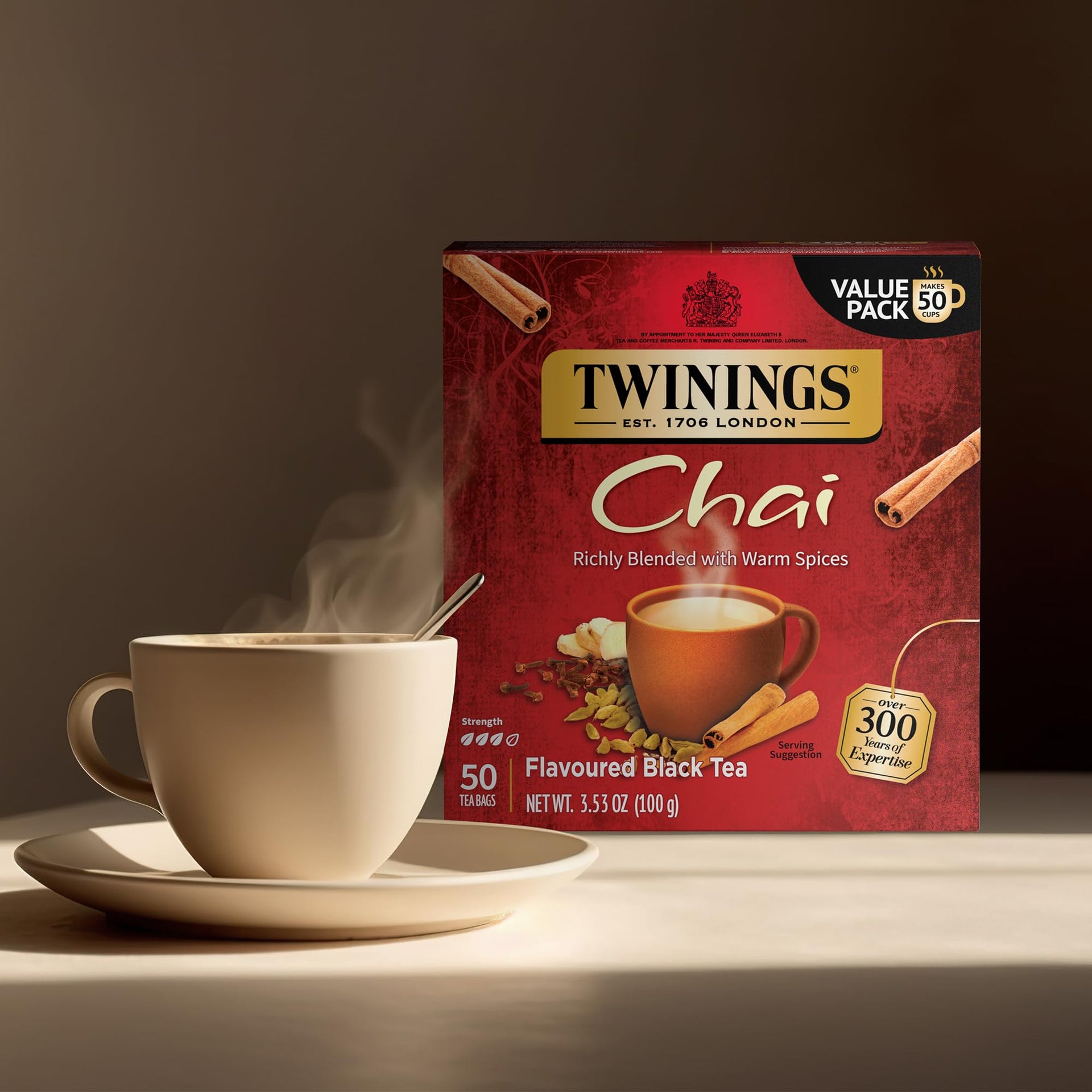 Chai Black Tea Individually Wrapped Bags (300 Count)