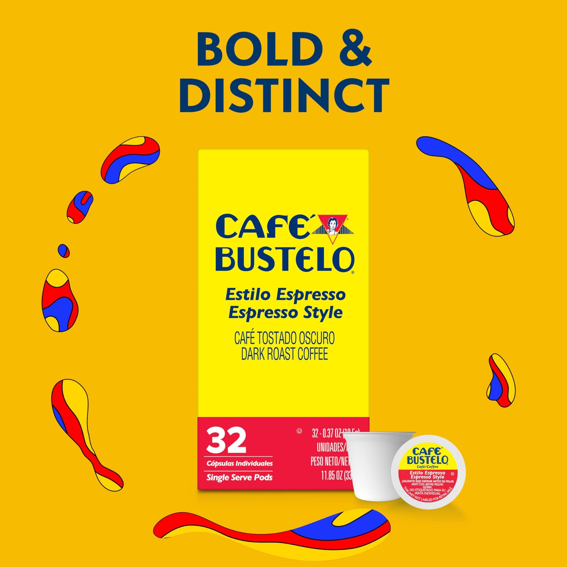 Café Bustelo Espresso Style Dark Roast (32 Count)