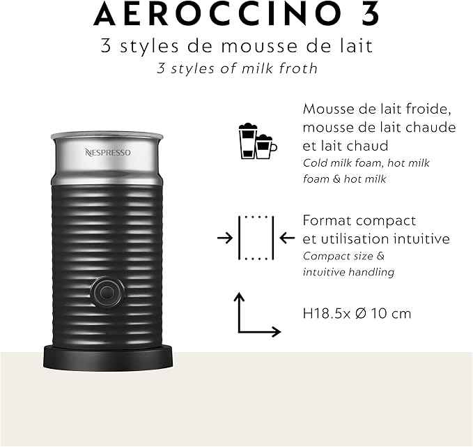 Nespresso Vertuo Next Coffee and Espresso Maker by Breville, with Aeroccino Milk Frother