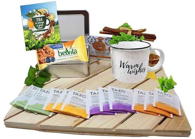 Tea gift set | TEA LOVERS Gift baskets | Thinking of you gift basket | Birthday gift basket for women, care package for women, Grandma, Grandpa, Nurse, Mother's day gift