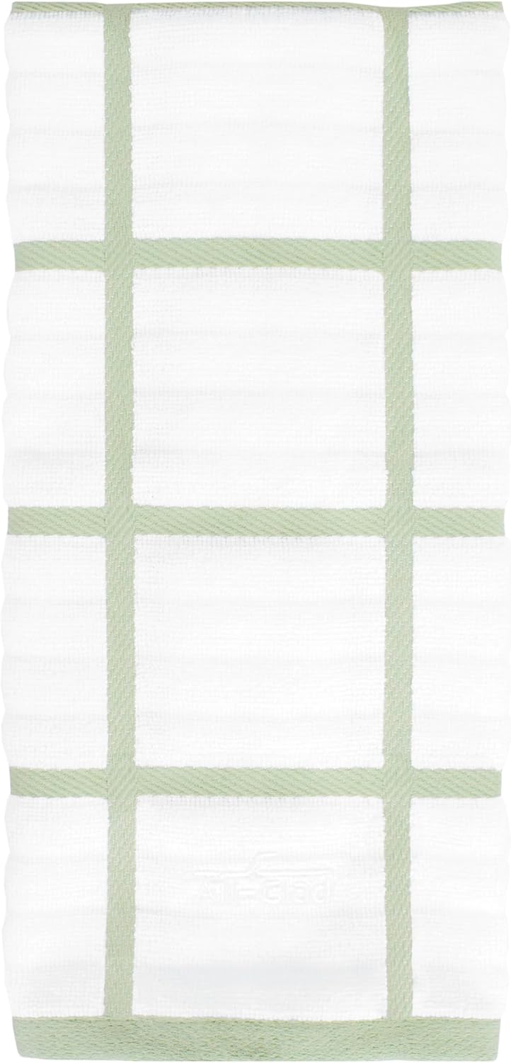 All-Clad Checked Kitchen Towel: Highly Absorbent, Super Soft Long Lasting - 100% Cotton, 17