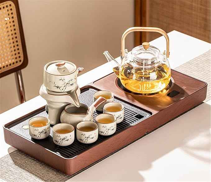 Fully Automatic Tea Tray Set, Electric Kettle and Brewing Station-suit7