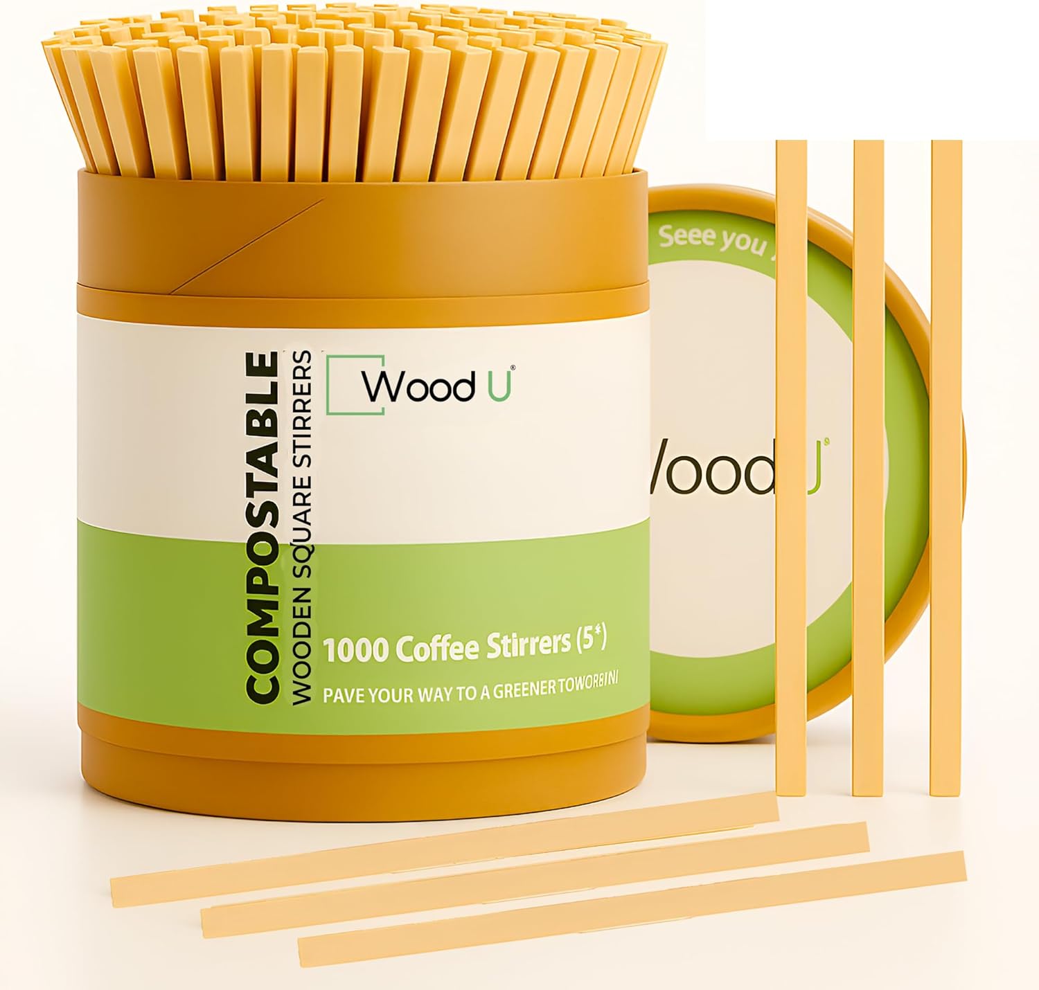 Wooden Coffee Stirrers - 5.5