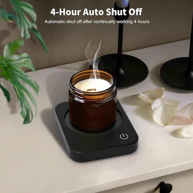 VOBAGA Coffee Mug Warmer, 4 Hours Auto Shut Off Cup Warmer for Office Home Desk with 3 Temperature Settings, Electric Coffee Warmer for Cocoa,Tea, Milk, Soup, Coffee Gifts Accessories for Women Men