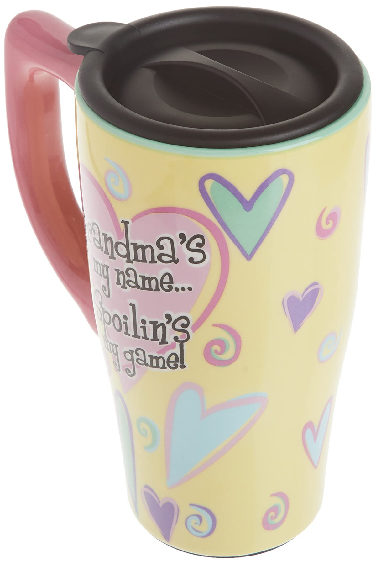 Grandma ceramic travel mug, 18 oz capacity