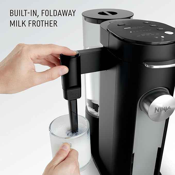 Ninja | Coffee Maker | Single Serve |Brew with Coffee Pods & Grounds| Compatible with K-Cup Coffee Pods | 4 Brew Styles, up to 24oz Cup Sizes & 56oz Removable Reservoir | Black | PB051