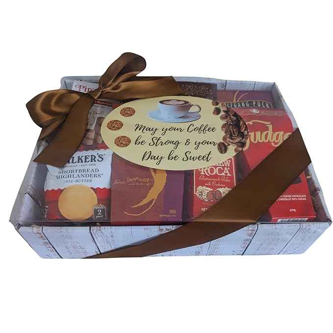 Coffee Gift Basket with Chocolate, Cookies for All Occasions, Birthday, Thank You, Annversary, Corporate Gifts, Coffe gift Sets, Chocolate Box, Coffee gift Box